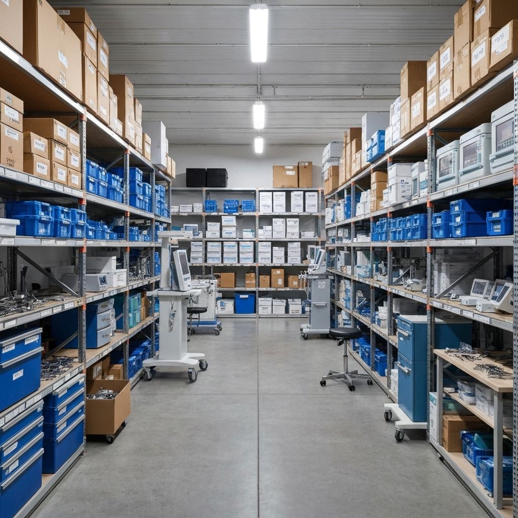 Medical equipment warehouse